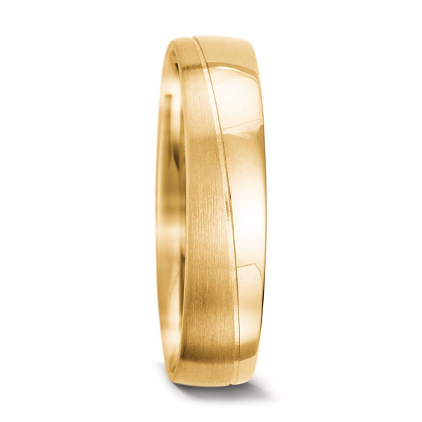 Partnerring 750/18 K Gelbgold