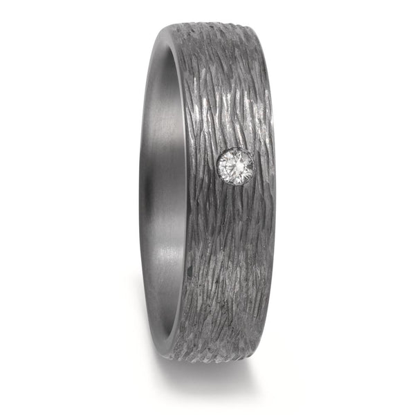 Partnerring 999 Tantal Diamant 0.05 ct, tw-si