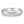 Solitär Ring 750/18 K Weissgold Diamant weiss, 0.20 ct, w-si Ø3.8 mm