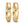 Partnerring 750/18 K Gelbgold Diamant 0.15 ct, tw-vsi