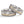 Partnerring Titan, 750/18 K Gelbgold Diamant 0.07 ct, 7 Steine, w-si
