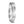 Partnerring 750/18 K Weissgold Diamant 0.018 ct, 3 Steine, w-si