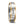 Partnerring 750/18 K Weissgold, 750/18 K Gelbgold Diamant 0.015 ct, tw-vsi