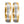 Partnerring 750/18 K Gelbgold, 750/18 K Weissgold Diamant 0.01 ct, tw-si