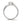 Solitär Ring 750/18 K Weissgold Diamant weiss, 0.33 ct, Brillantschliff, w-si