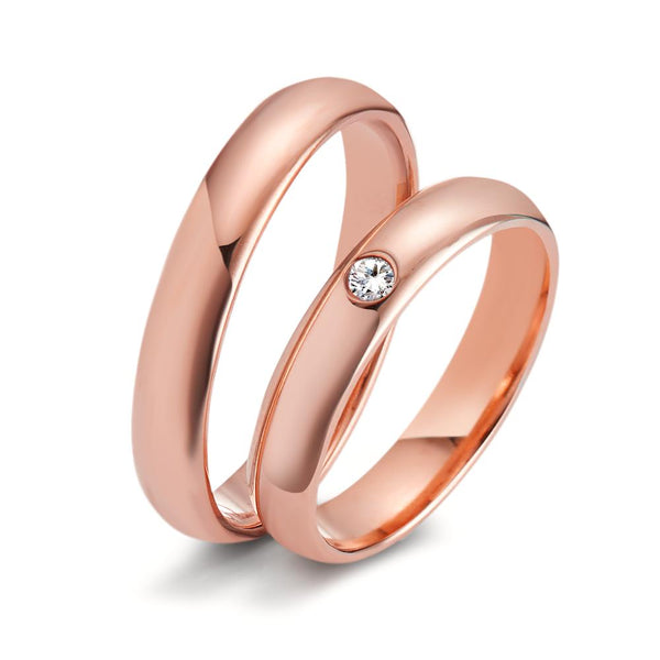 Partnerring 750/18 K Rotgold