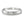Solitär Ring 750/18 K Weissgold Diamant weiss, 0.07 ct, Brillantschliff, w-si