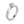 Solitär Ring 750/18 K Weissgold Diamant weiss, 0.50 ct, Brillantschliff, si, IGI Ø5 mm
