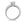 Solitär Ring 750/18 K Weissgold Diamant weiss, 0.50 ct, Brillantschliff, si, IGI Ø5 mm