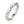 Solitär Ring 750/18 K Weissgold Diamant weiss, 0.10 ct, Brillantschliff, w-si