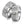 Partnerring Titan Diamant 0.11 ct, 11 Steine, w-si
