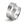Partnerring 750/18 K Weissgold Diamant 0.04 ct, w-si