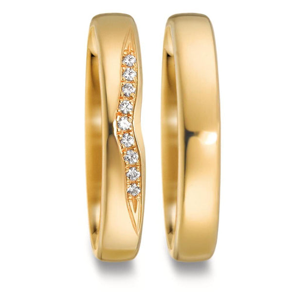 Partnerring 750/18 K Gelbgold