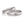 Partnerring 750/18 K Weissgold Diamant 0.09 ct, 15 Steine, tw-si