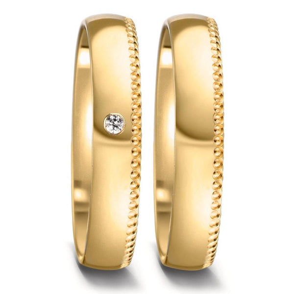 Partnerring 750/18 K Gelbgold