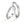 Partnerring 950 Platin Diamant 0.08 ct, 7 Steine, tw-vsi