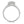 Fingerring 375/9 K Weissgold Diamant 0.30 ct, 25 Steine, w-pi3