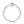 Solitär Ring 750/18 K Weissgold Diamant 0.10 ct, w-si