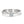 Solitär Ring 750/18 K Weissgold Diamant 0.19 ct, w-si Herz