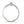 Solitär Ring 750/18 K Weissgold Diamant 0.15 ct, w-si
