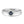 Fingerring 750/18 K Weissgold Saphir 13 Steine, Diamant weiss, 0.12 ct, 12 Steine, w-si