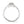 Solitär Ring 750/18 K Weissgold Diamant 0.21 ct, w-si