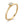 Solitär Ring 750/18 K Gelbgold Diamant 0.20 ct, w-si