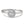 Solitär Ring 375/9 K Weissgold Diamant 0.09 ct, Brillantschliff, w-si