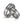 Partnerring 999 Tantal, 950 Platin
