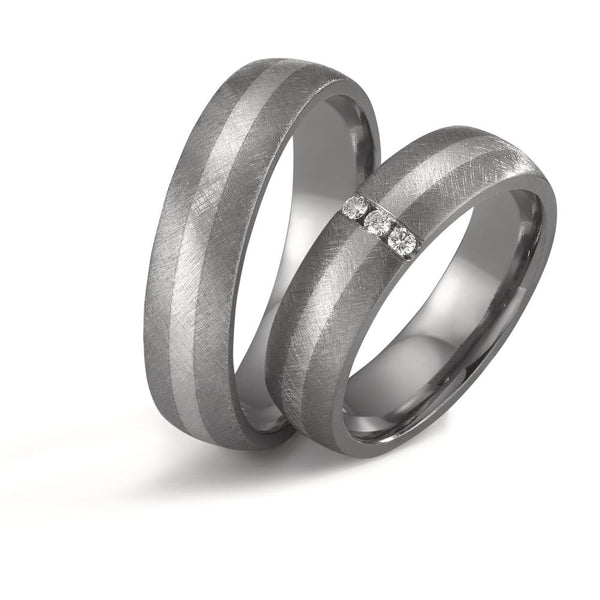 Partnerring 999 Tantal, 950 Platin