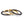 Memory Ring 750/18 K Gelbgold Diamant 0.25 ct, 50 Steine, w-si