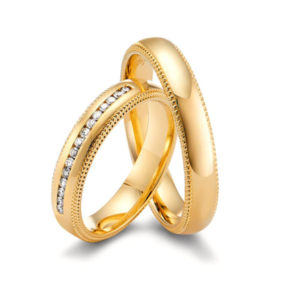 Partnerring 750/18 K Gelbgold
