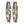 Partnerring 999 Tantal, 750/18 K Gelbgold Diamant 0.02 ct, w-si