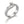 Solitär Ring 750/18 K Weissgold Diamant 0.15 ct, w-si