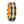 Partnerring 750/18 K Gelbgold, Carbon Diamant 0.23 ct, 23 Steine, w-si