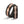 Partnerring Carbon, 750/18 K Rotgold Diamant 0.46 ct, w-si